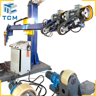 3600kg Automatic Polishing Sanding Machine Industrial Double Heads For Tank Vessel