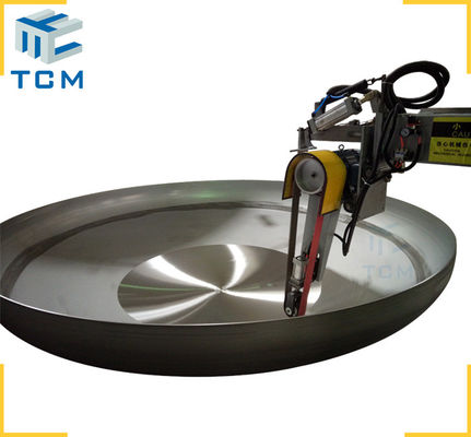 Steel Vessel Head Surface Grinding Equipment  Industrial Automatic Polishing Machine