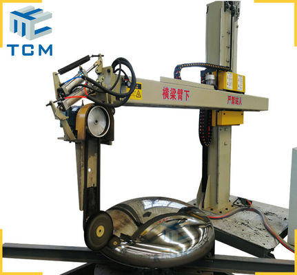 Steel Vessel Head Surface Grinding Equipment  Industrial Automatic Polishing Machine