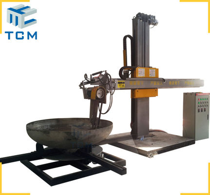 Steel Vessel Head Surface Grinding Equipment  Industrial Automatic Polishing Machine