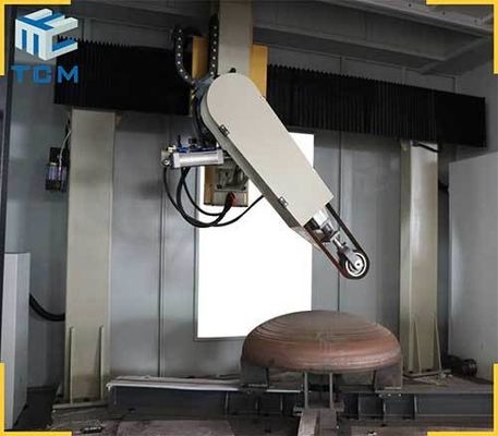 Dish Head Surface CNC Polishing Machine Automation Grinding Metal Polishing Machine