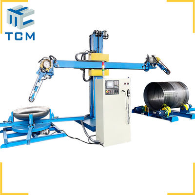Steel Dish 7000mm Automatic Polishing Machine Tank Surface Polishing Machine