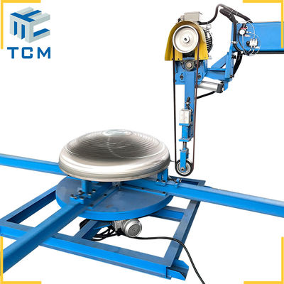 Steel Dish 7000mm Automatic Polishing Machine Tank Surface Polishing Machine