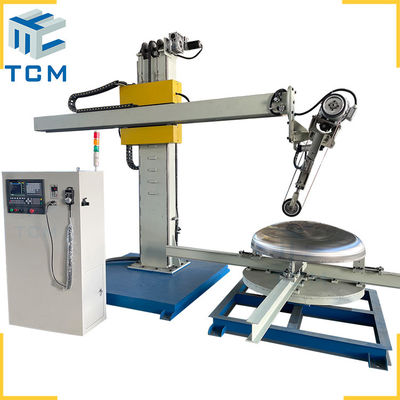 Stainless Steel Tank Head CNC Polishing Machine Automatic Belt Polishing Buffing Machine
