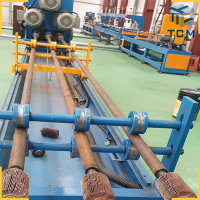 Sanitary Tubes Automatic Pipe Polishing Machine Internal Surface Mechanical Polishing