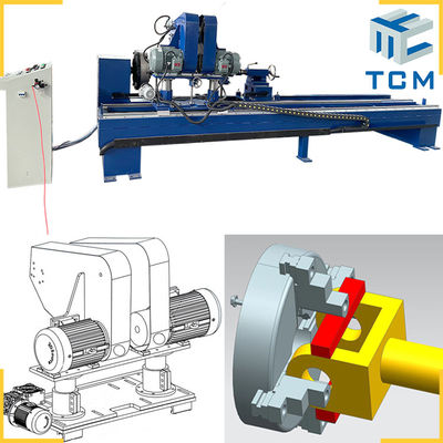 Rod Surface Chromed Pipe Buffing MachineHydraulic Cylinder Grinding Linishing