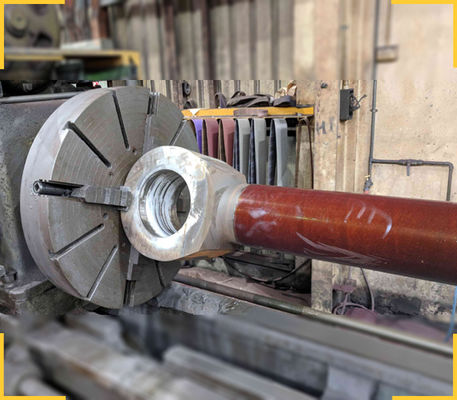 Rod Surface Chromed Pipe Buffing MachineHydraulic Cylinder Grinding Linishing