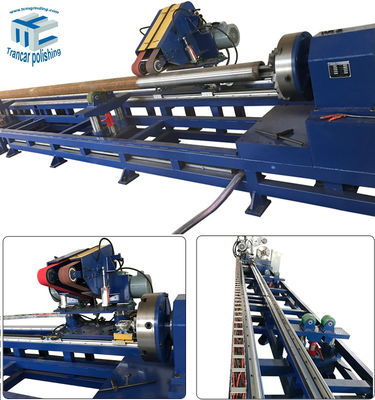 Round Pipe Automatic Pipe Polishing Machine  CE Tank Polishing Machine