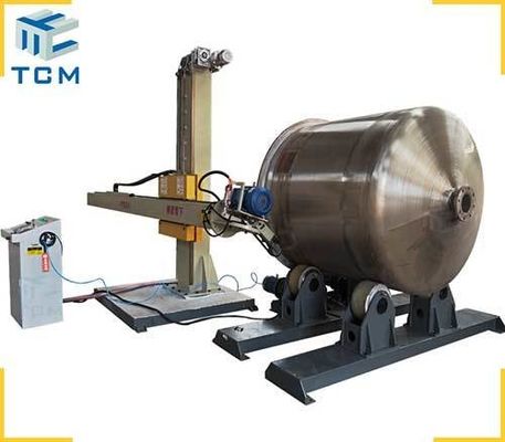 415V Otomatis Mesin Metal Polishing Permukaan Penggilingan Tangki Shell Untuk Badan Kapal