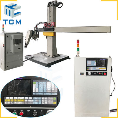 Tulang tangki stainless steel mesin CNC polishing otomatis sabuk polishing mesin buffing