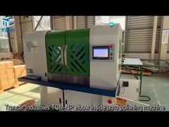 90 derajat baja BPE siku internal PLC Mesin polesan otomatis