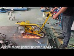 Mudah Mengoperasikan Lembar Baja Permukaan Las Gabungan Grinder Handle Polisher